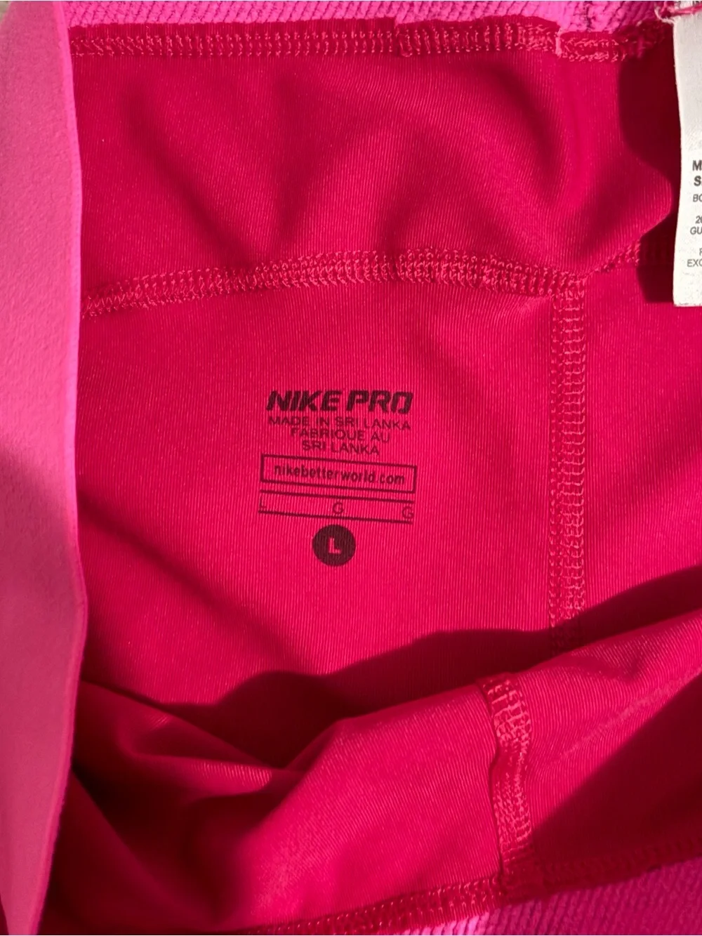 Nike Pro Hot Pink Athletic Shorts